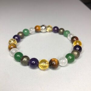 Handmade with Genuine Crystals Money Bracelet